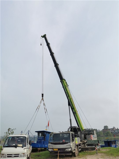 山西桥梁建设吊装案例